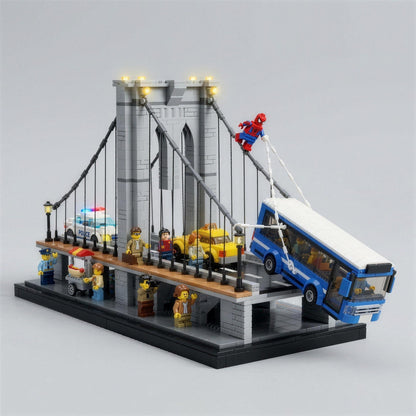 The finished Web City Build bridge scene